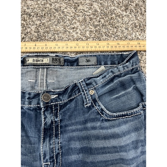 BKE Derek Shorts Size Denim‎ Jorts Heavy Stitch (1691) - Picture 2 of 8